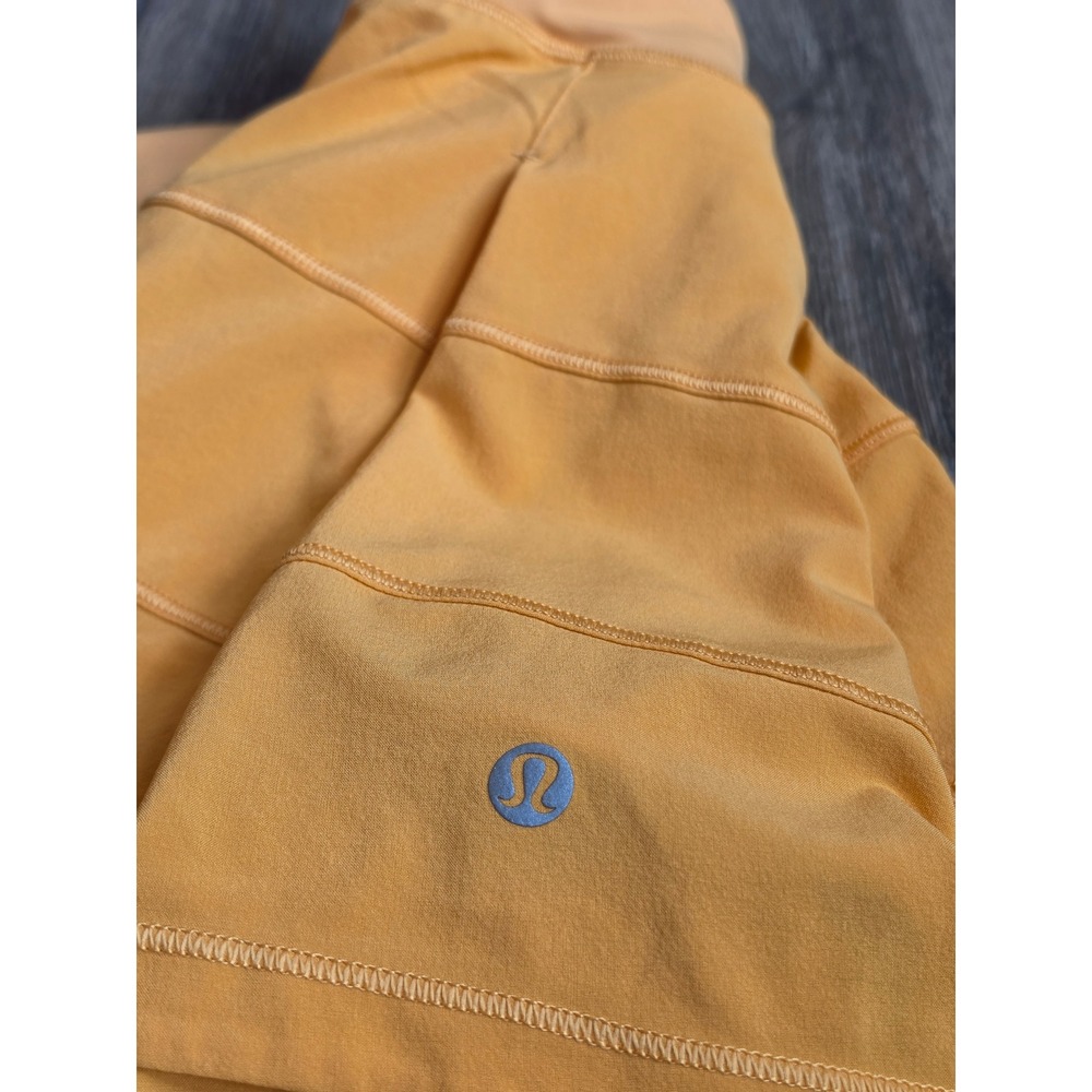 Lululemon Pace Rival Skirt 8 Orange Tennis Pickleball Running Skort Luxtreme